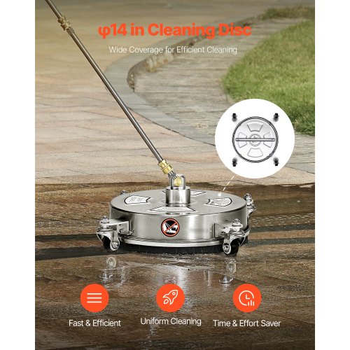 14 Pressure Washer Surface Cleaner Stainless Steel Pressure Washer