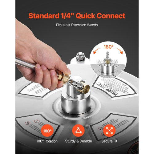 14 Pressure Washer Surface Cleaner Stainless Steel Pressure Washer