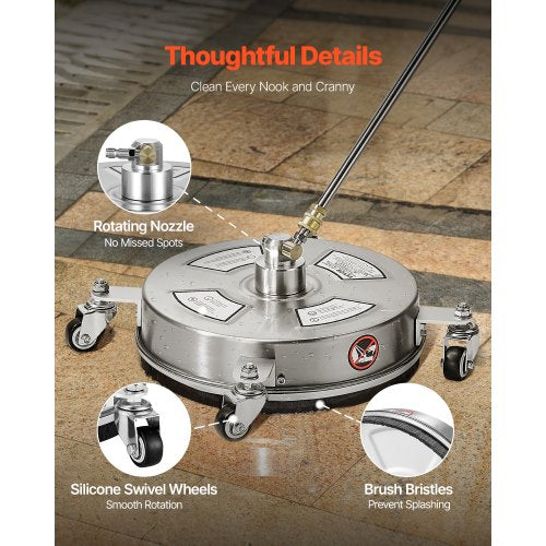 14 Pressure Washer Surface Cleaner Stainless Steel Pressure Washer