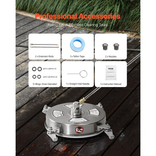 14 Pressure Washer Surface Cleaner Stainless Steel Pressure Washer