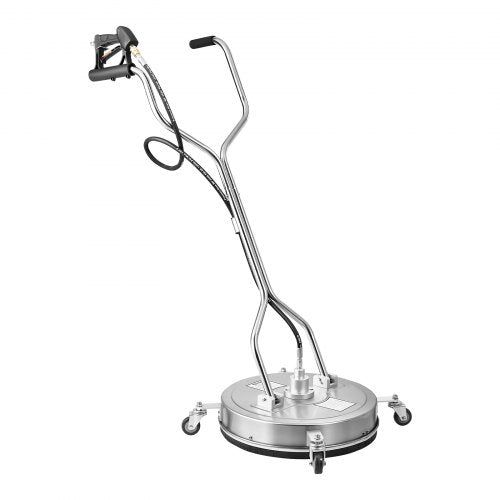 20 Pressure Washer Surface Cleaner 4 Wheels Dual Handle 4500 Max PSI