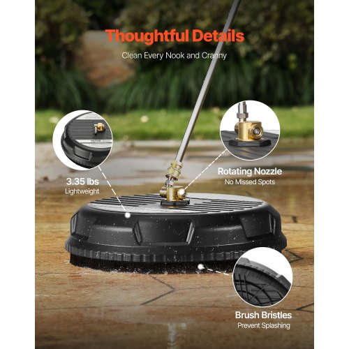 15 Pressure Washer Surface Cleaner Plastic Pressure Washer Attachments