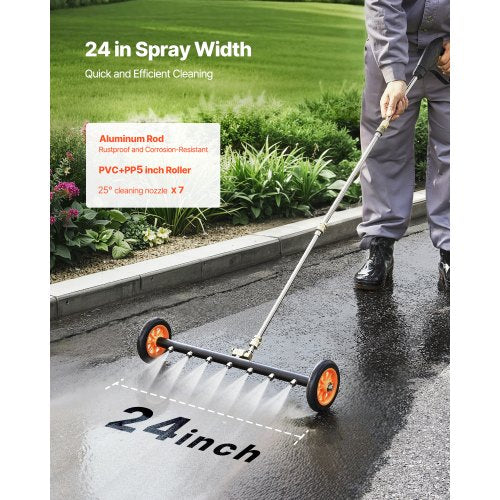 24 Pressure Washer Undercarriage Cleaner Stainless Steel Surface Cleaner