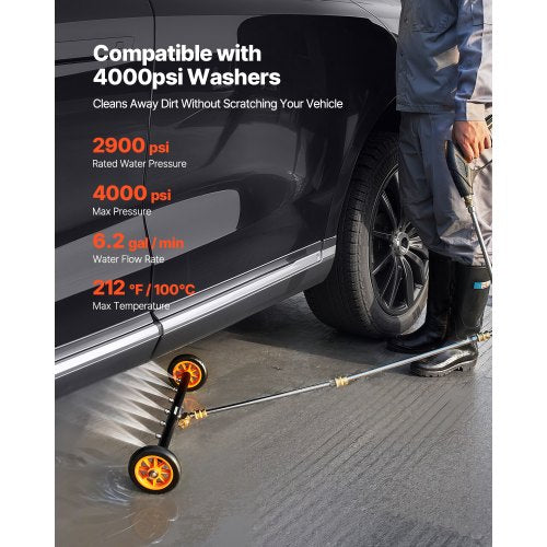 24 Pressure Washer Undercarriage Cleaner Stainless Steel Surface Cleaner