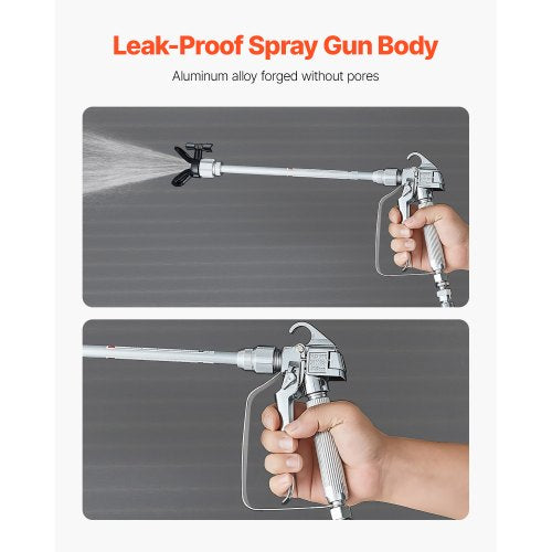 Airless Paint Spray Gun and Hose Kit 3600PSI High Pressure Paint Sprayer