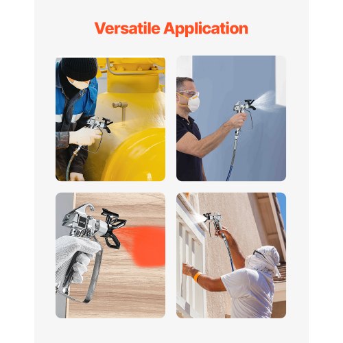 Airless Paint Spray Gun 3600PSI High Pressure Airless Paint Sprayer Gun