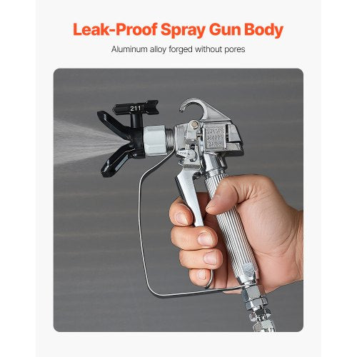 Airless Paint Spray Gun 3600PSI High Pressure Airless Paint Sprayer Gun