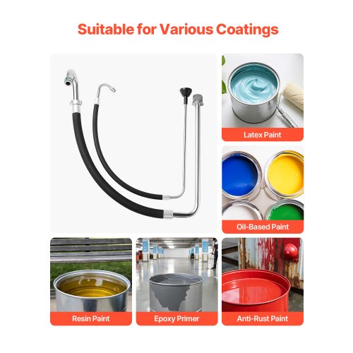 Suction Hose Tube and Reflux Line Sets Aluminum Alloy an Rubber Suction