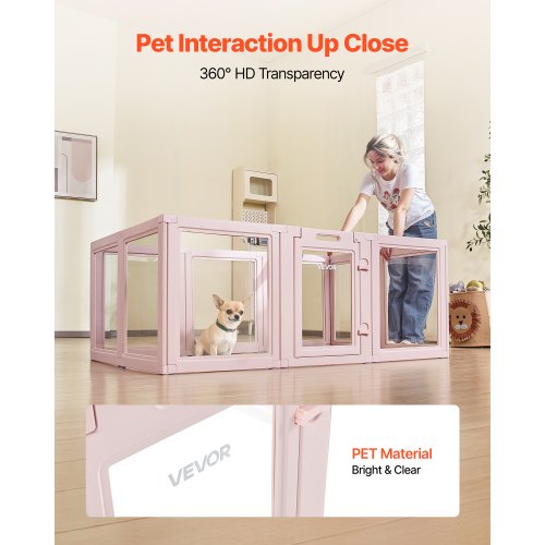 Dog Whelping Box 60X39X23 In Plastic Pen For Medium Sized Dogs Waterproof