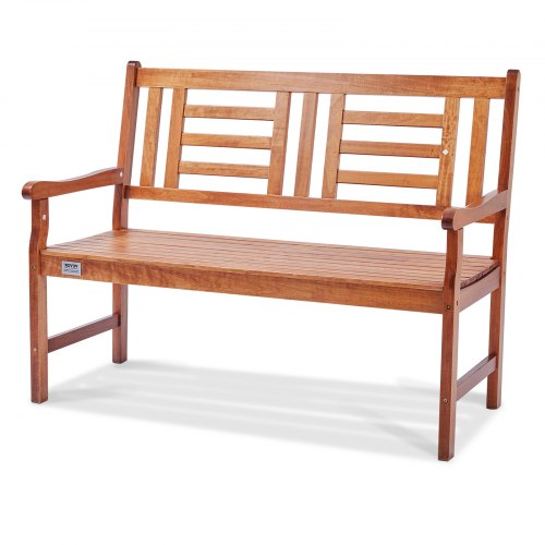 Outdoor Bench 48 inches Wood Garden Bench for Outdoors Outdoor Garden Park