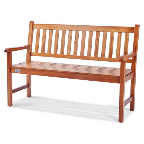 Outdoor Bench 50 inches Wood Garden Bench for Outdoors Outdoor Garden Park