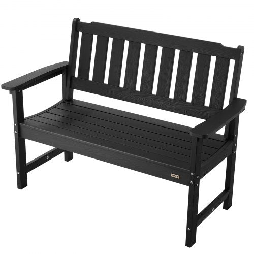 Outdoor Bench 50.5 Inch 800 Lbs Weight Capacity For 23 Persons Weatherproof