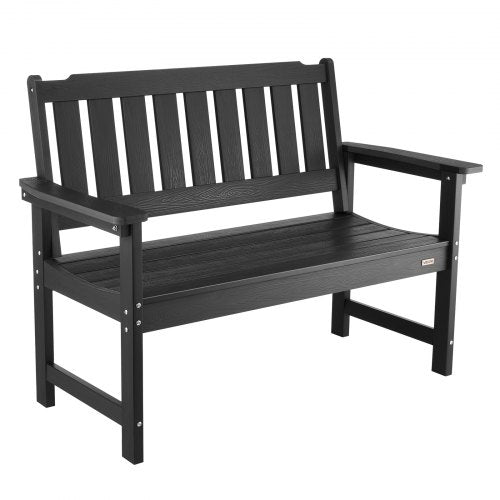 Outdoor Bench 50.5 Inch 800 Lbs Weight Capacity For 23 Persons Weatherproof
