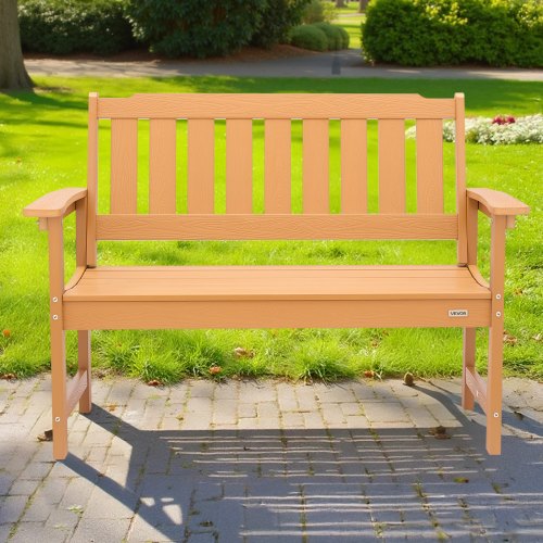 Outdoor Bench 50.5 Inch 800 Lbs Weight Capacity For 23 Persons Weatherproof 64 7