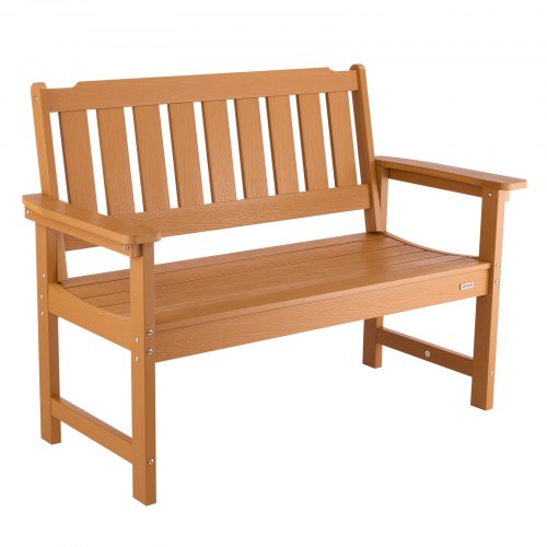 Outdoor Bench 50.5 Inch 800 Lbs Weight Capacity For 23 Persons Weatherproof 64 7