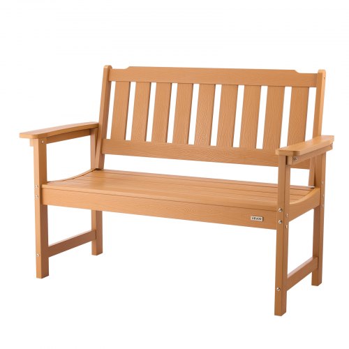 Outdoor Bench 50.5 Inch 800 Lbs Weight Capacity For 23 Persons Weatherproof 64 7