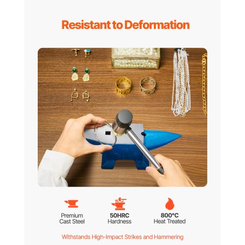 Single Horn Anvil 22Lbs Steel Anvil Blacksmith for Sale Forge Steel Tools