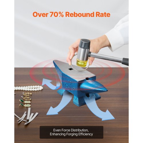 Single Horn Anvil 22Lbs Steel Anvil Blacksmith for Sale Forge Steel Tools