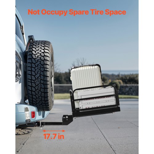 60 x 24 x 14 Hitch Cargo Carrier 500 lbs Capacity Hitch Cargo Carrier