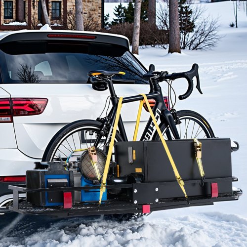 60 x 20 x 6 Hitch Cargo Carrier 500 lbs Capacity Hitch Cargo Carrier