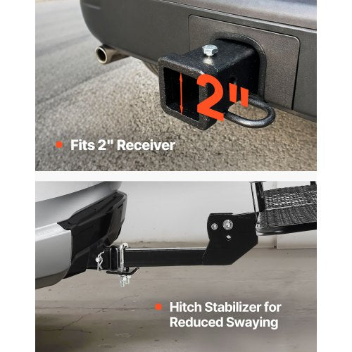 60 x 24 x 6 Hitch Cargo Carrier 500 lbs Capacity Hitch Cargo Carrier