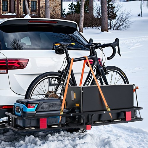 60 x 24 x 6 Hitch Cargo Carrier 500 lbs Capacity Hitch Cargo Carrier