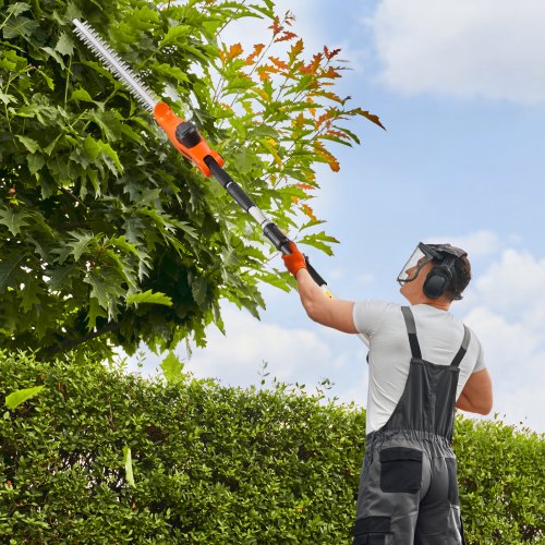 Electric Hedge Trimmer 1200 RPM 62 – 7.8 Ft Extendable Pole Hedge