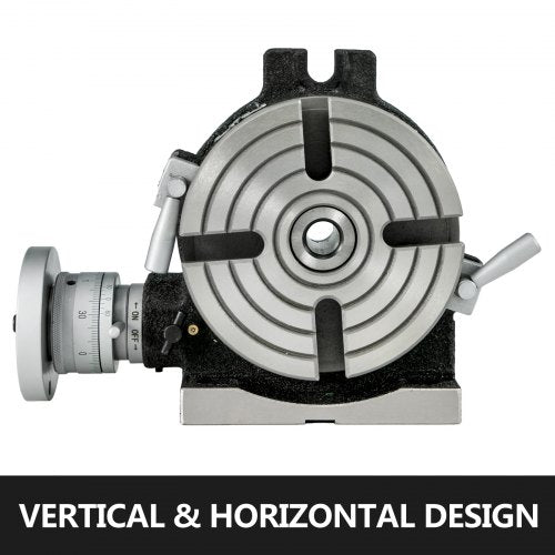 Rotary Table 6inch150mm Horizontal Vertical Milling Table 25inch10mm