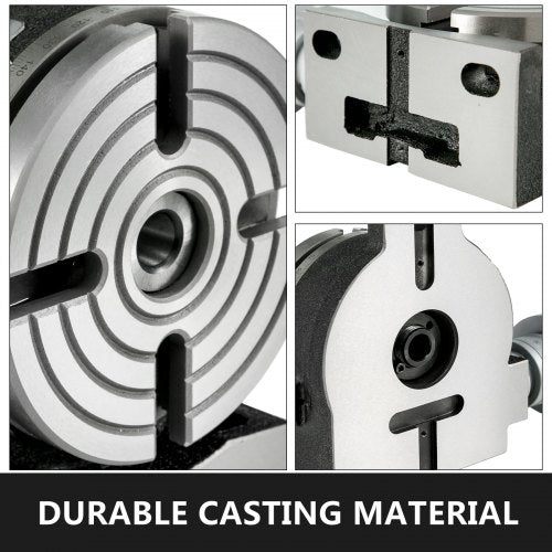 Rotary Table 6inch150mm Horizontal Vertical Milling Table 25inch10mm