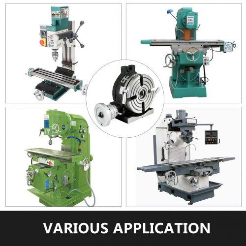 Rotary Table 6inch150mm Horizontal Vertical Milling Table 25inch10mm