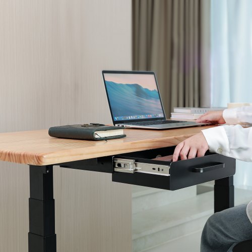 13 Wide Under Desk Drawer Slide Out Under Desk Mounted Pullout Drawer