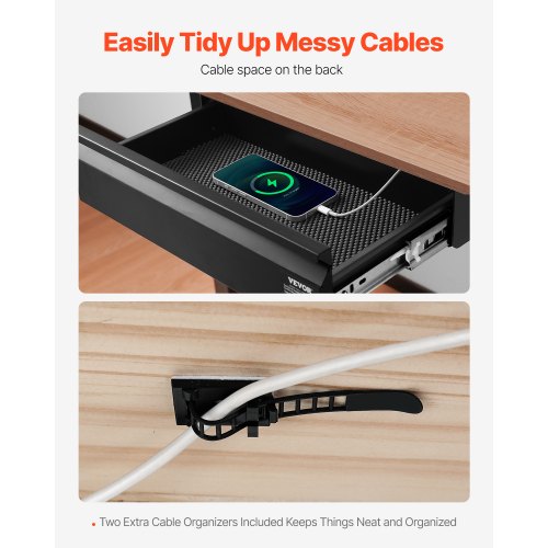 16 Wide Under Desk Drawer Slide Out Under Desk Mounted Pullout Drawer