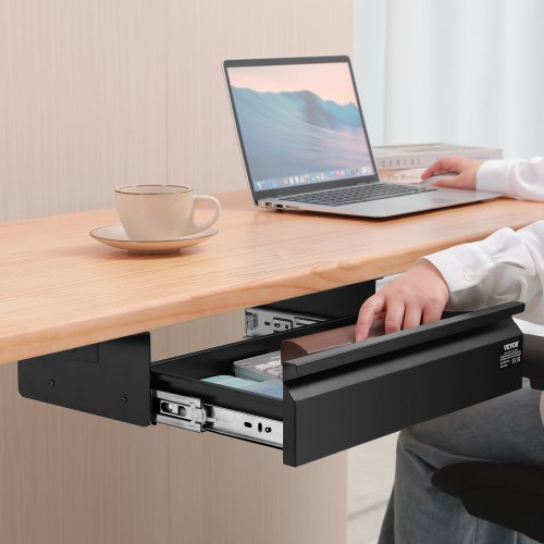 16 Wide Under Desk Drawer Slide Out Under Desk Mounted Pullout Drawer