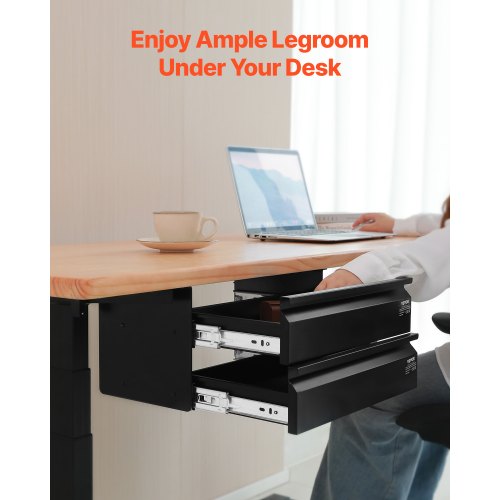 16 Wide Under Desk Drawer Slide Out Under Desk Mounted Pullout Drawer