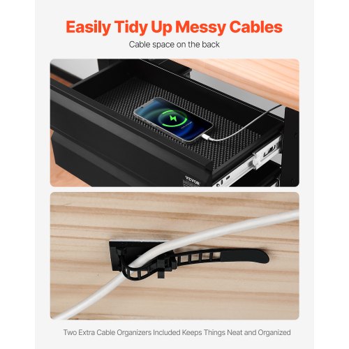 16 Wide Under Desk Drawer Slide Out Under Desk Mounted Pullout Drawer