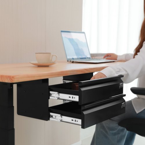 16 Wide Under Desk Drawer Slide Out Under Desk Mounted Pullout Drawer