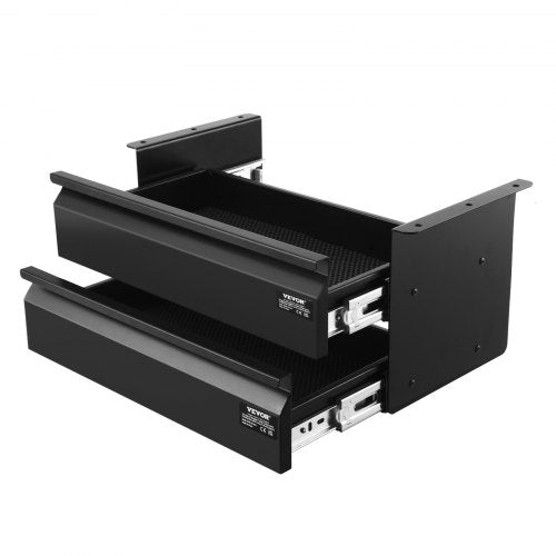 16 Wide Under Desk Drawer Slide Out Under Desk Mounted Pullout Drawer