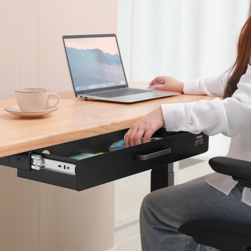 22 Wide Under Desk Drawer Slide Out Under Desk Mounted Pullout Drawer