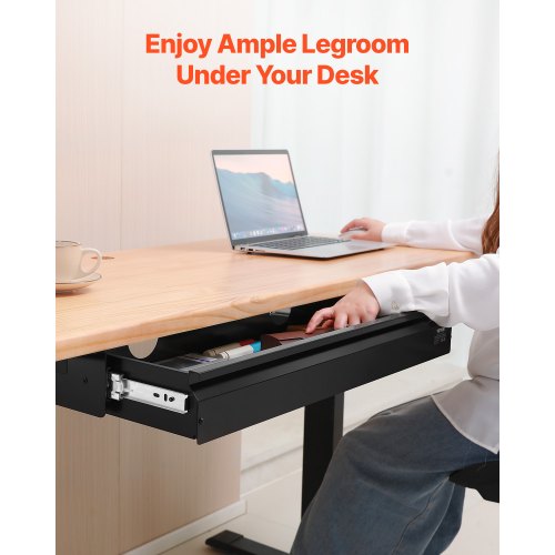 33 Wide Under Desk Drawer Slide Out Under Desk Mounted Pullout Drawer