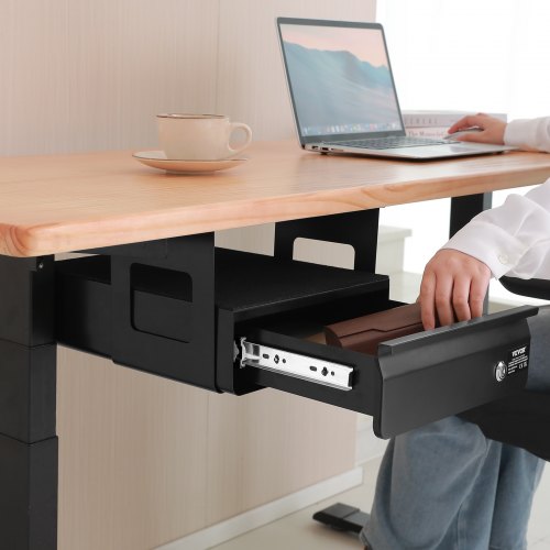 13 Wide Under Desk Drawer Slide Out Under Desk Mounted Pullout Drawer