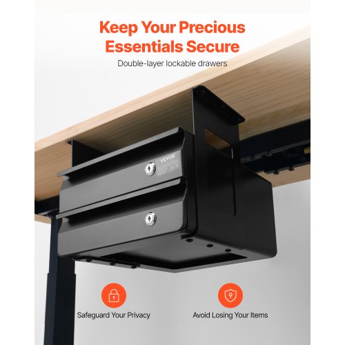 13 Wide Under Desk Drawer Slide Out Under Table Pullout Drawer