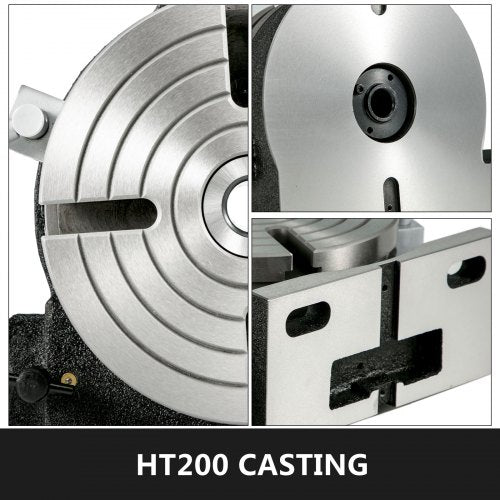 Rotary Table 8Inch Horizontal Vertical HV8 Precision 3MT Milling Drilling