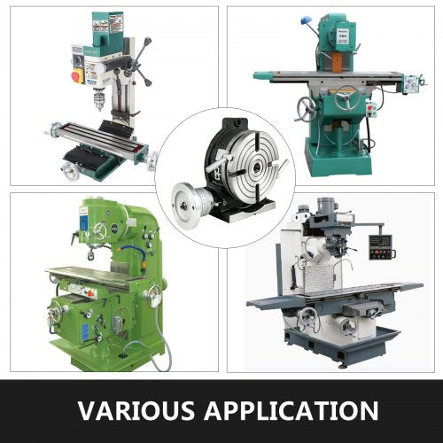 Rotary Table 8Inch Horizontal Vertical HV8 Precision 3MT Milling Drilling