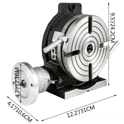Rotary Table 8Inch Horizontal Vertical HV8 Precision 3MT Milling Drilling