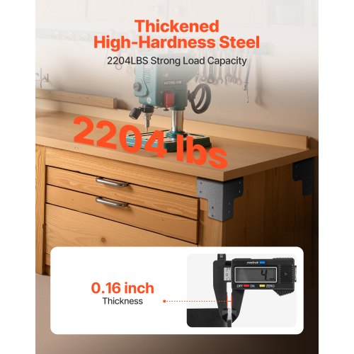 Workbench Corner Bracket Kit 650 x 650 x 650 inch 165 x 165 x 165 mm