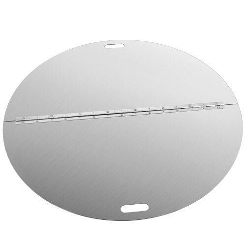 Fire Pit Lid Round 40 Inch Foldable Fire Pit Ring Snuff Cover 430 Stainless