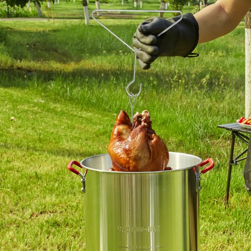 Turkey Deep Fryer 30qt Turkey Fryer Boiler Steamer Cooker Set Outdoor