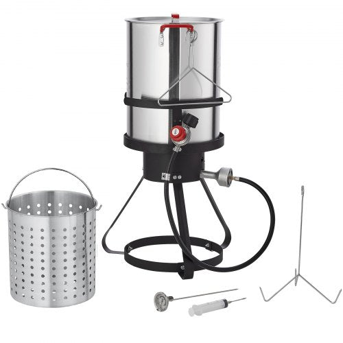 Turkey Deep Fryer 30qt Turkey Fryer Boiler Steamer Cooker Set Outdoor