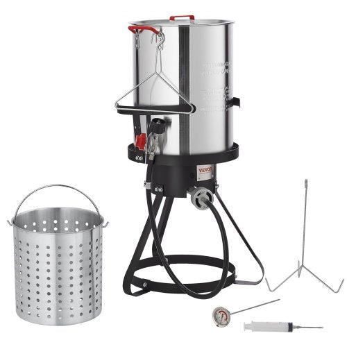 Turkey Deep Fryer 30qt Turkey Fryer Boiler Steamer Cooker Set Outdoor