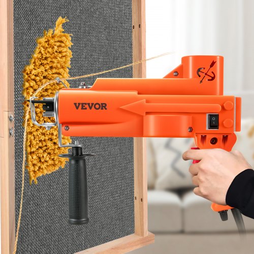 Tufting Gun 2 In 1 Cut Loop Pile Electric Carpet Weaving Flocking Machine Rug